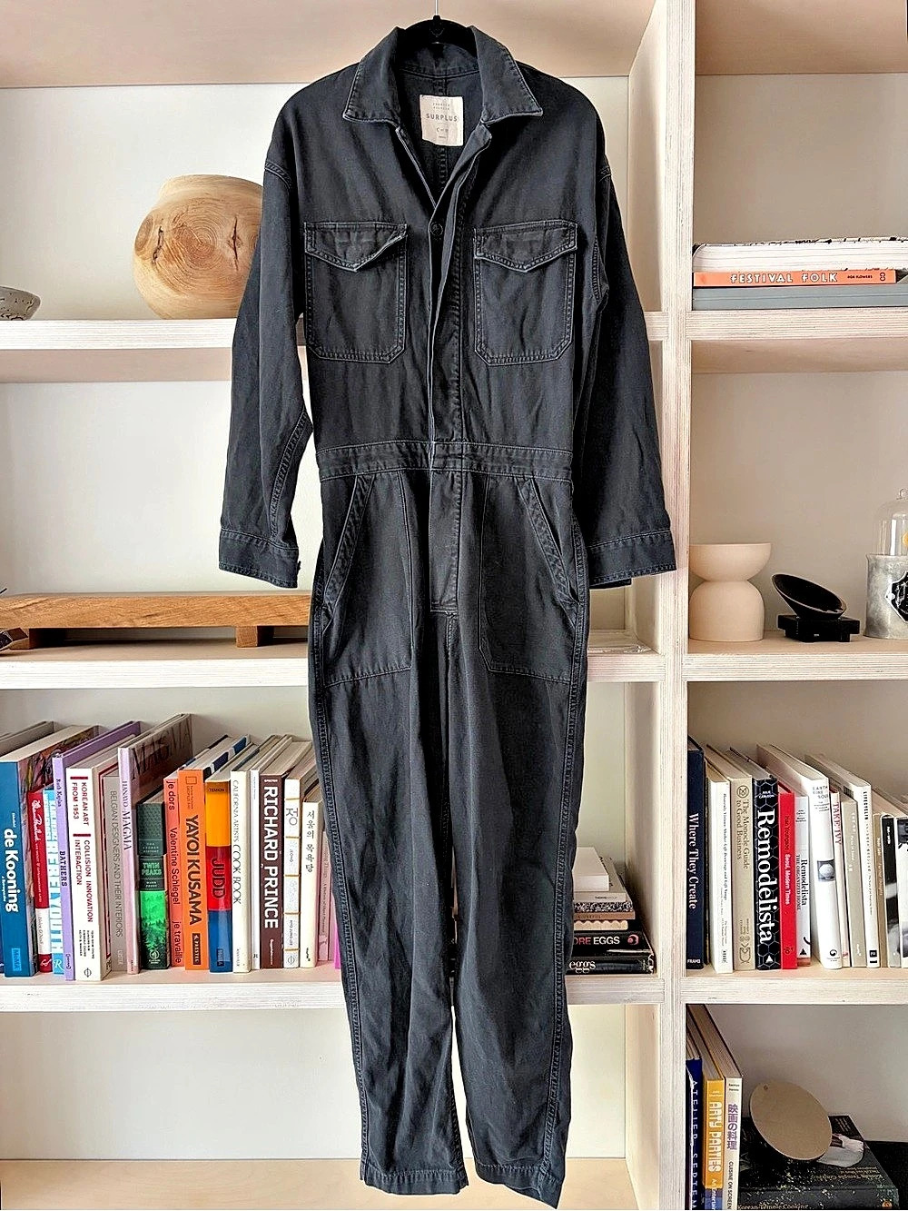 Citizens of Humanity Black Denim Boilersuit Small